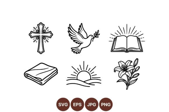 Faith Symbols SVG Clipart Set Review: Real Project Use