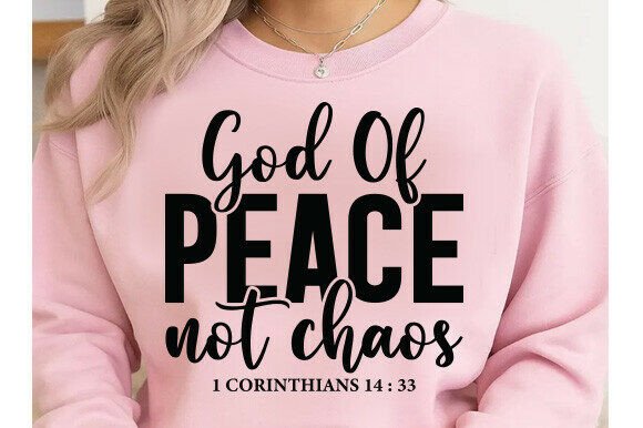 God of Peace Not Chaos SVG: A Faith-Filled Embroidery Design Review