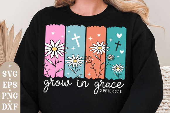 Grow in Grace Svg, Faith Wildflower Design Review