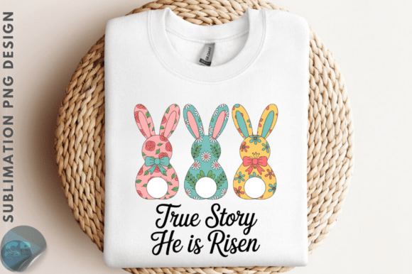 He Is Risen Bunny Bow PNG Design Review for Real Embroidery Projects