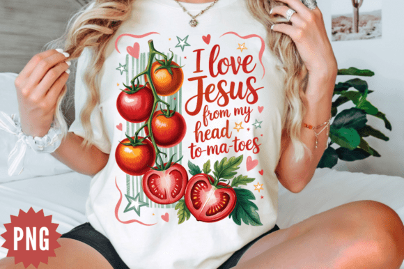 Jesus from My Heart Tomato PNG Design Review