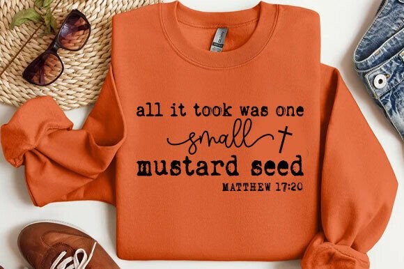 Mustard Seed Faith SVG: A Thoughtful Embroidery Design for Real Projects