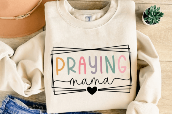 Praying Mama Svg: A Faithful Mother's Day Design for Real Projects
