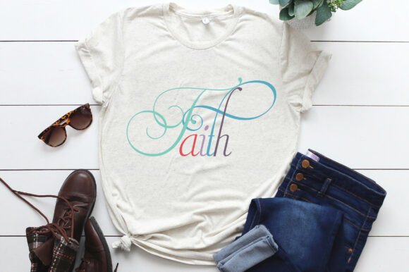 Review of Faith SVG PNG Motivational T-shirt Design