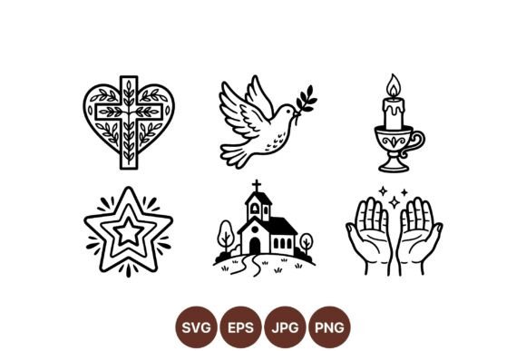 Reviewing Faith Symbols Svg Collection for Real Embroidery Projects