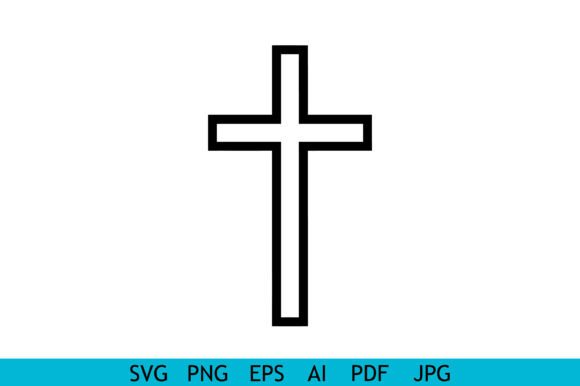 Simple Christian Cross Outline Review: A Versatile Design for Real Projects