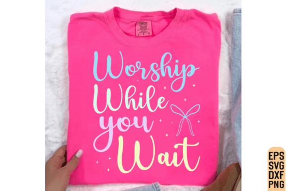 Worship While You Wait SVG Design Review: Faith in Every Stitch